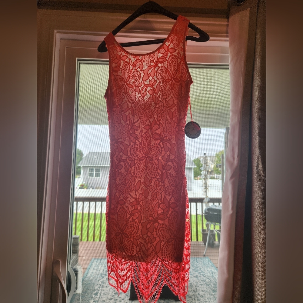 Pink Cocktail Dress - A Peach